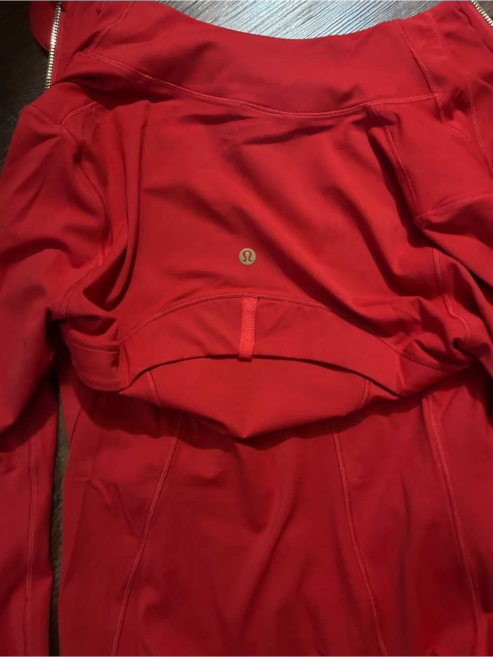 lululemon athletica Women's Red Utility Jacket with Hood